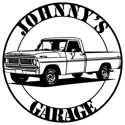 Custom Car or Motorcycle Metal Wall Art – Personalized Garage Sign