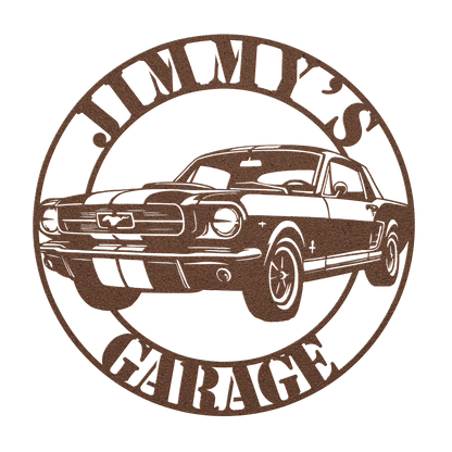 Ford Mustang Mancave Art