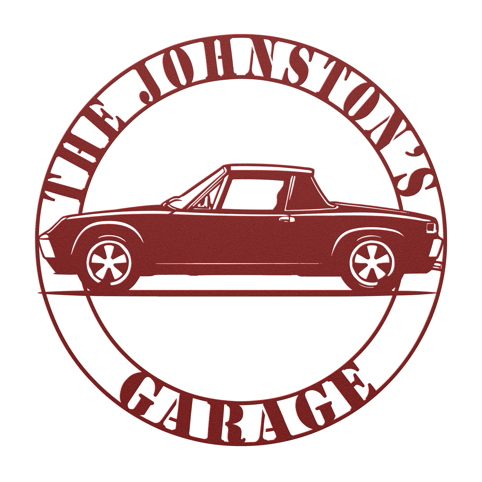 classic car metal wall decor garage