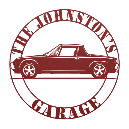 classic car metal wall decor garage