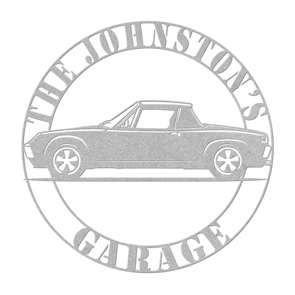 Metal Porsche Sign