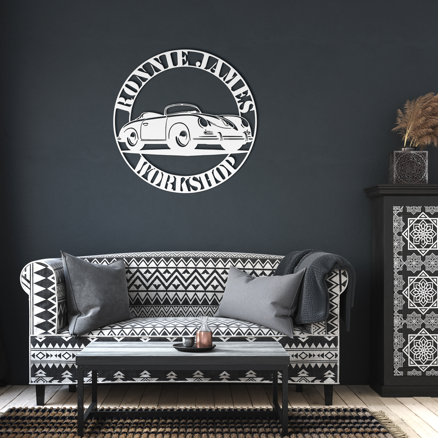 German_Sports_Car_Speedster_Metal_Sign__White_Dark_Living_Room_Mockup.png