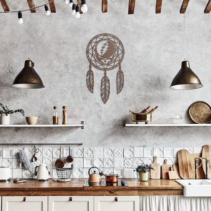 Grateful_Dead_Dream_Catcher_Metal_Wall_A_Copper_Rustic_Kitchen_Mockup.png