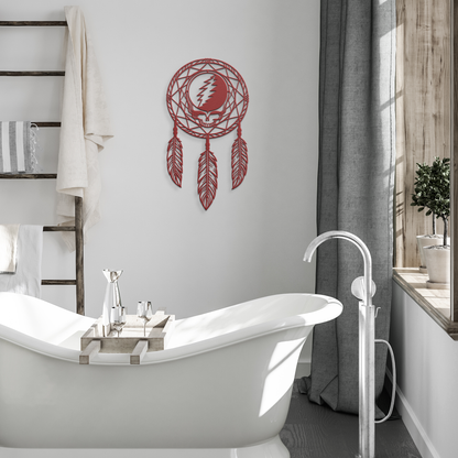 Grateful_Dead_Dream_Catcher_Metal_Wall_A_Red_Modern_Bathroom_Mockup.png