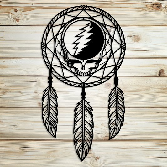 Grateful Dead steal your face dream catcher wall art