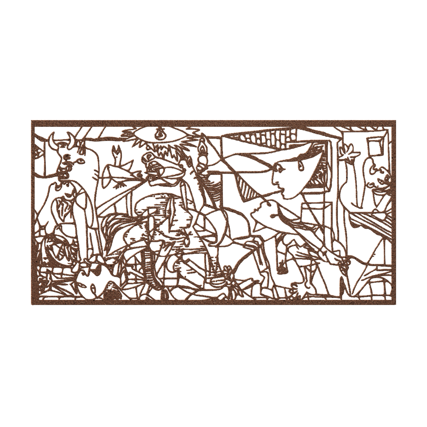 Guernica_Metal_Wall_Art_Pablo_Picasso_G_Copper_Transparent_Mockup.png