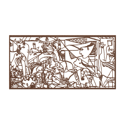 Guernica_Metal_Wall_Art_Pablo_Picasso_G_Copper_Transparent_Mockup.png