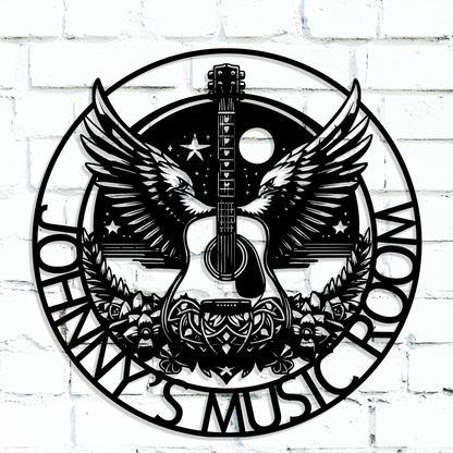 Custom Music Room Metal Sign