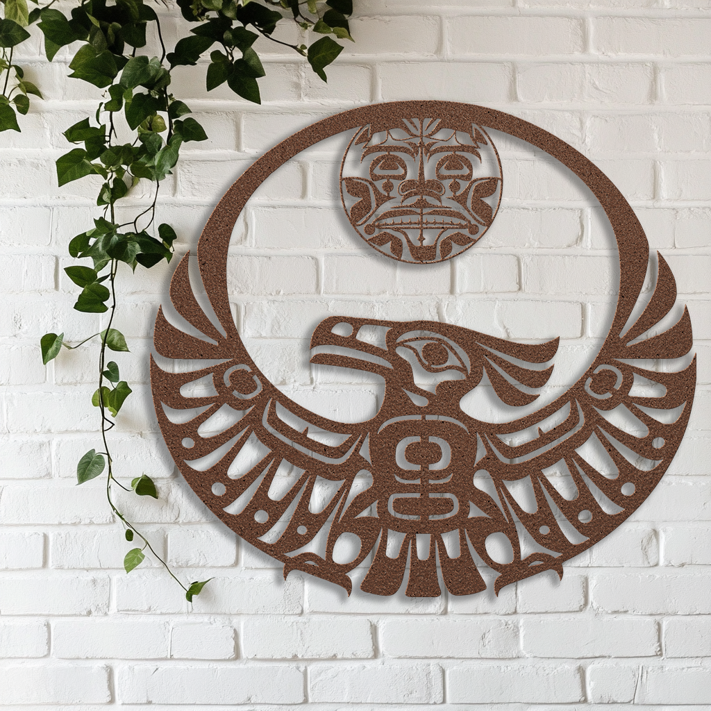 Tribal Thunderbird wall décor for cabins