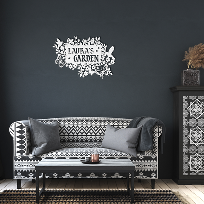 Hanging_Metal_Sign_Custom_Secret_Garden__White_Dark_Living_Room_Mockup.png