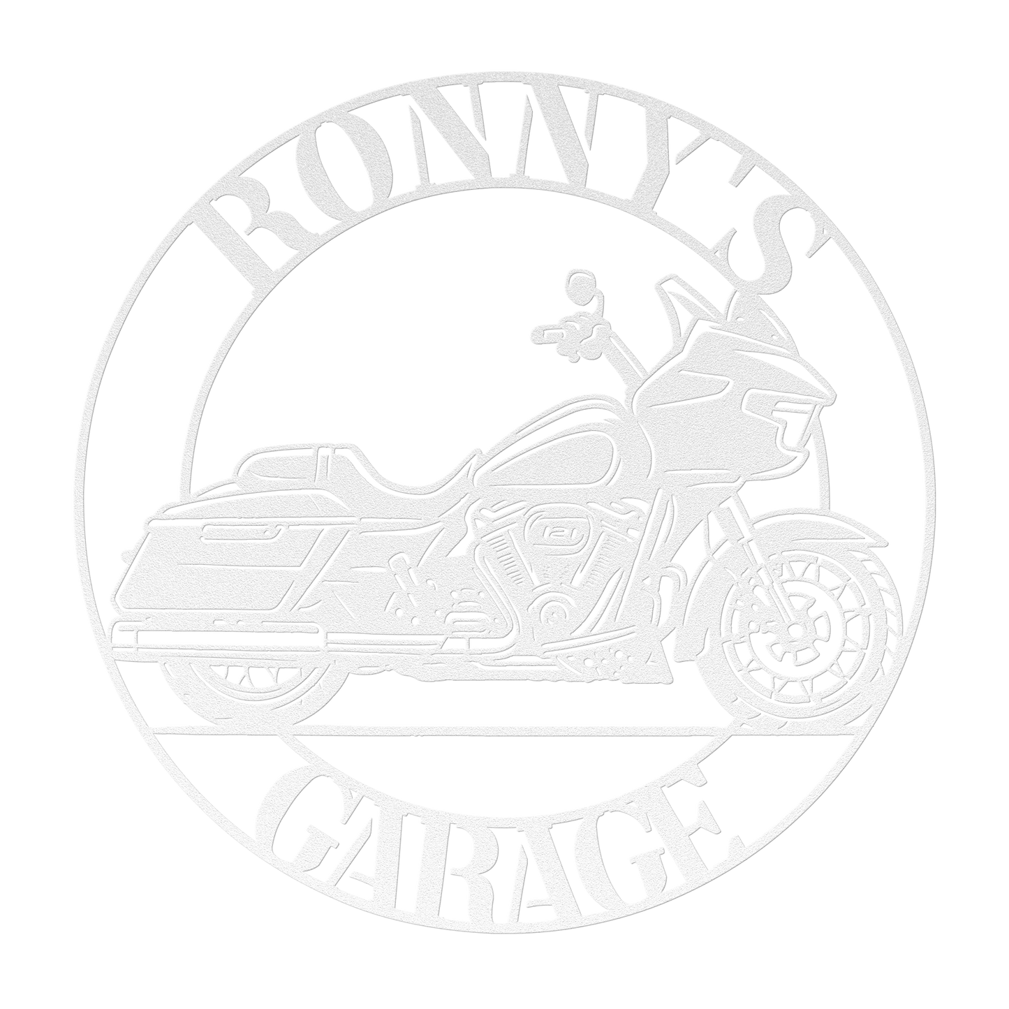 Custom biker name wall plaque