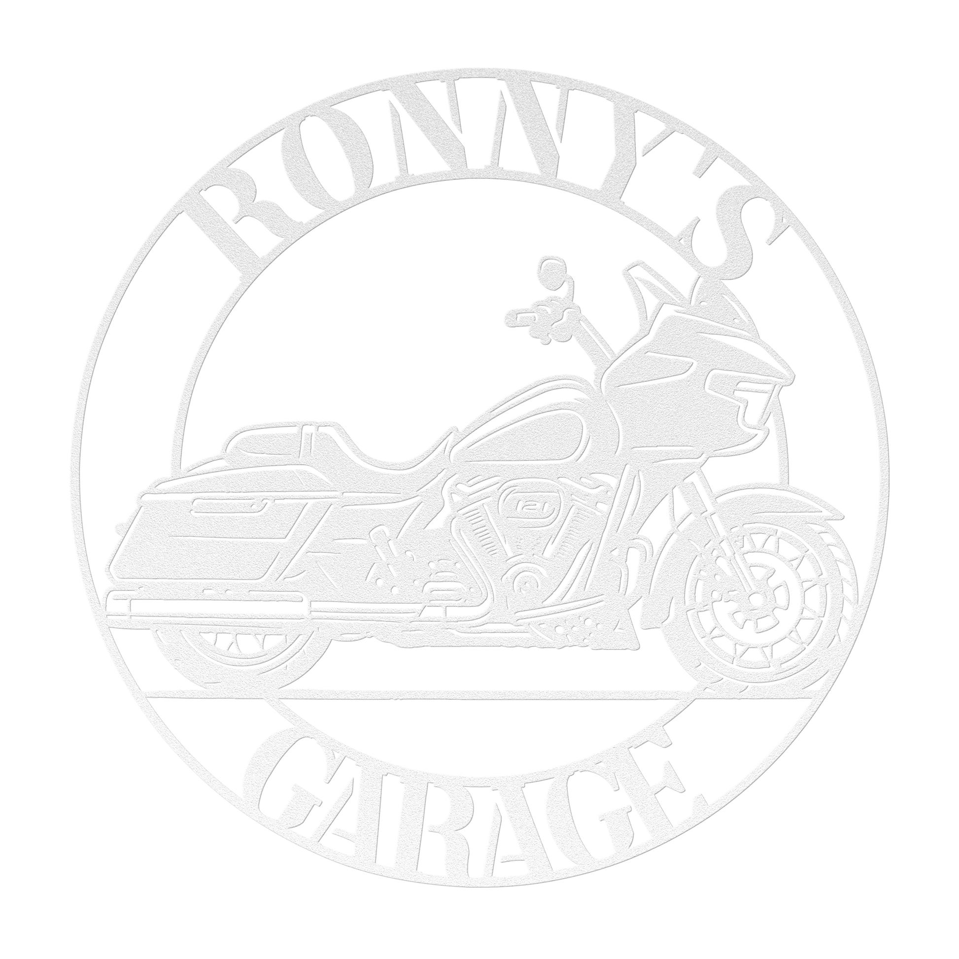 Custom biker name wall plaque