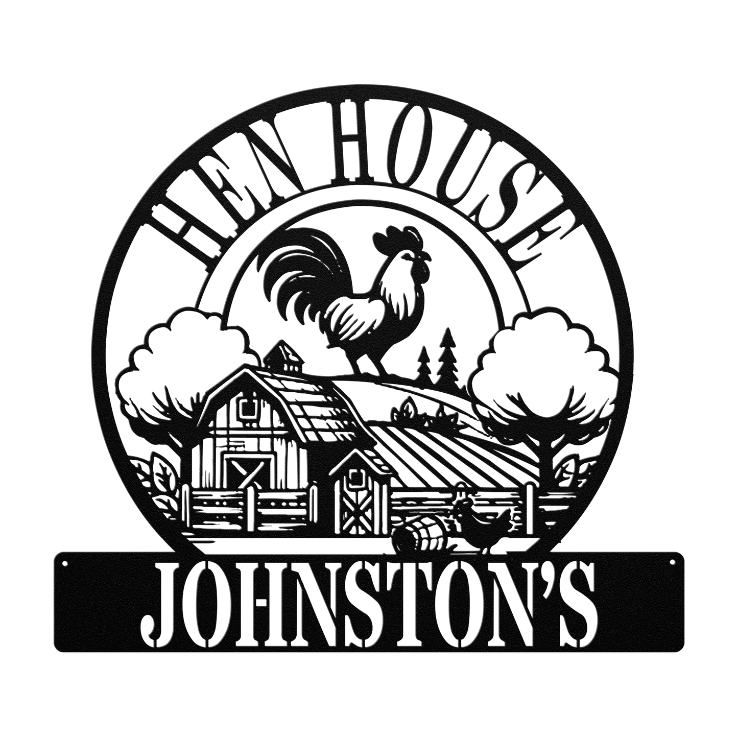 hen house sign