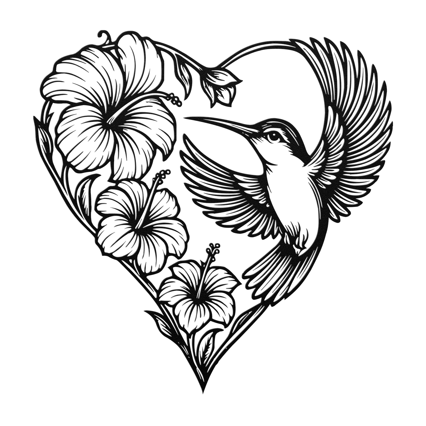 hummingbird garden decor