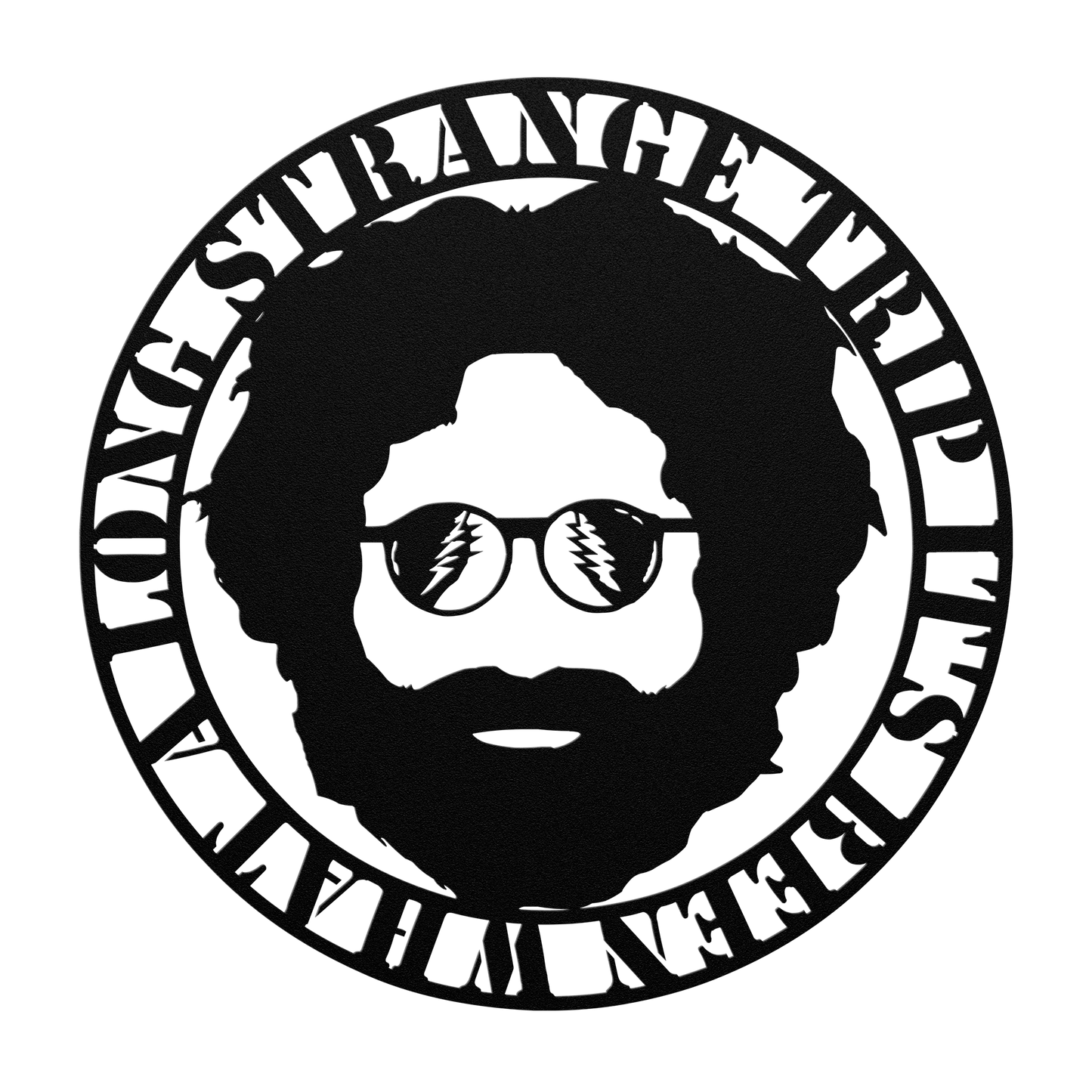 Jerry Garcia Metal Art - Custom Grateful Dead Wall Decor