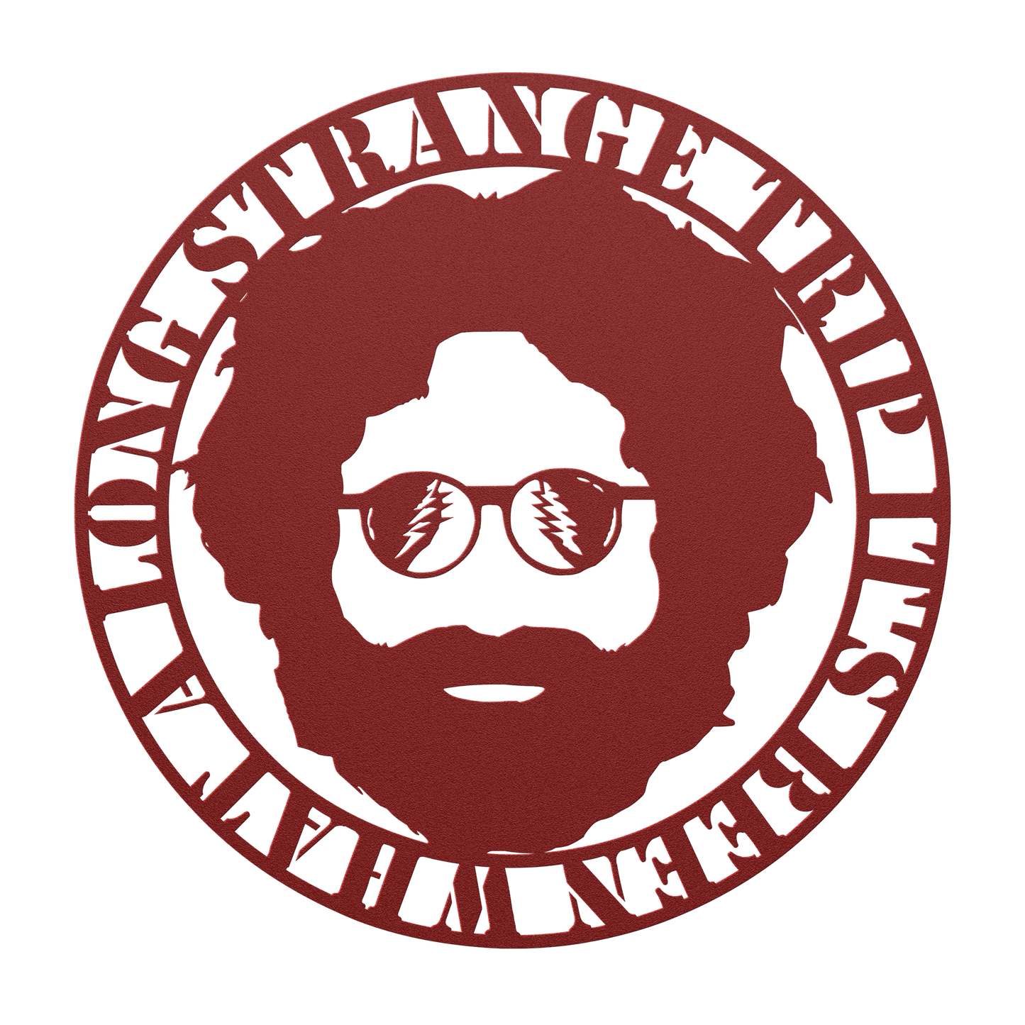 Custom Steel Music Wall Art Featuring Jerry Garcia