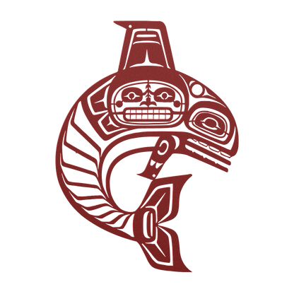 Native style killerwhale wall hanging