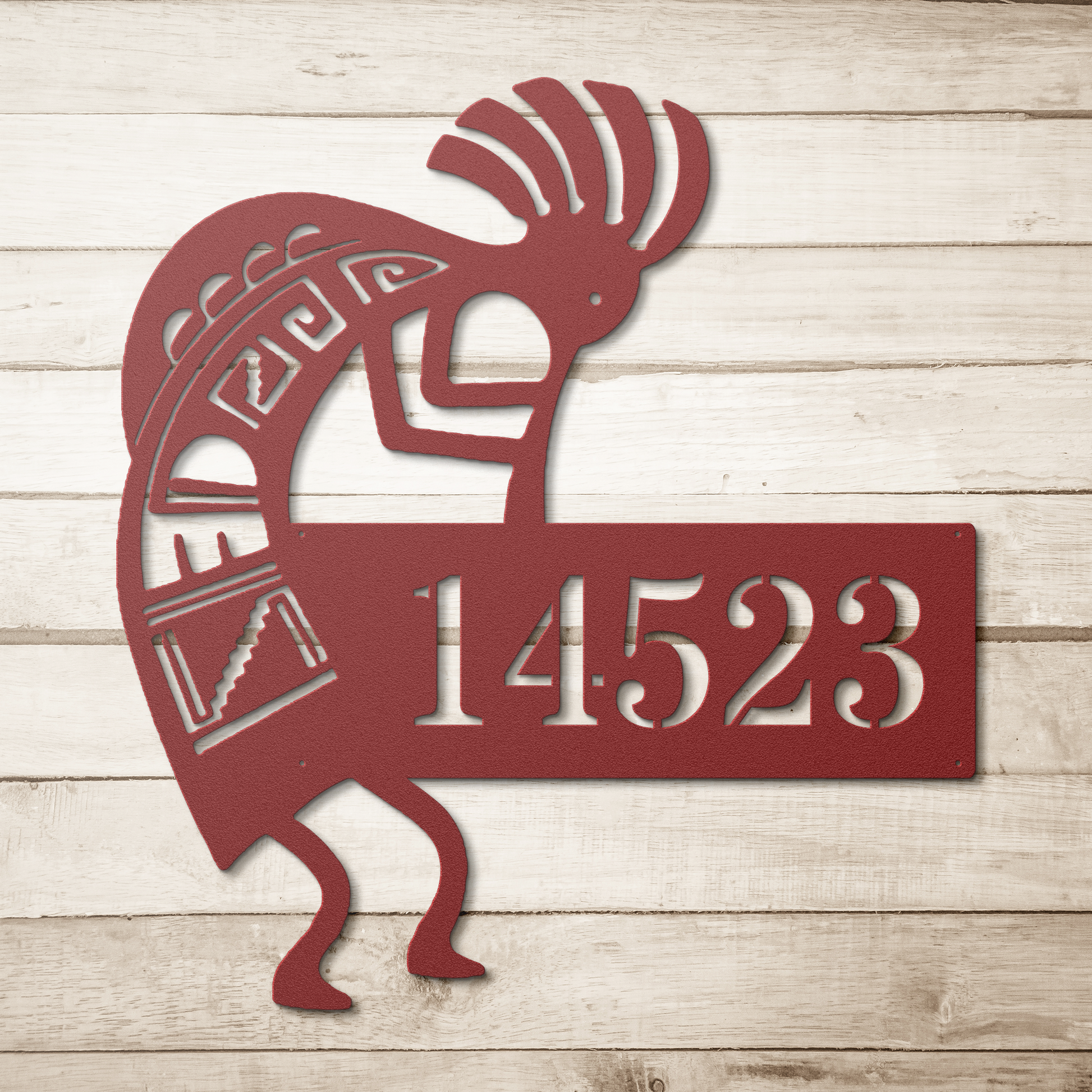 Southwest house number plaque