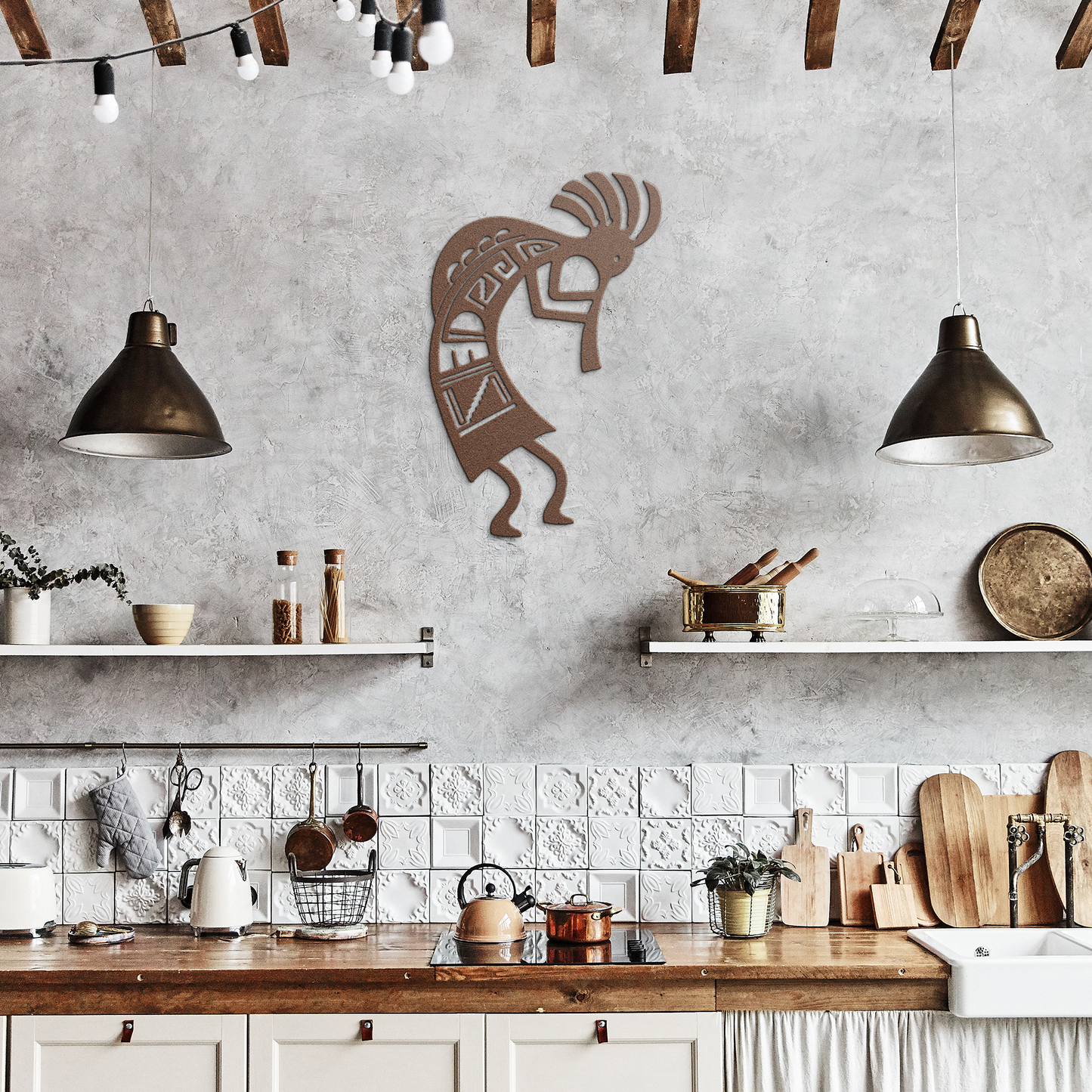 Kokopelli_Metal_Wall_Art_Sign__Rustic_Copper_Rustic_Kitchen_Mockup.png