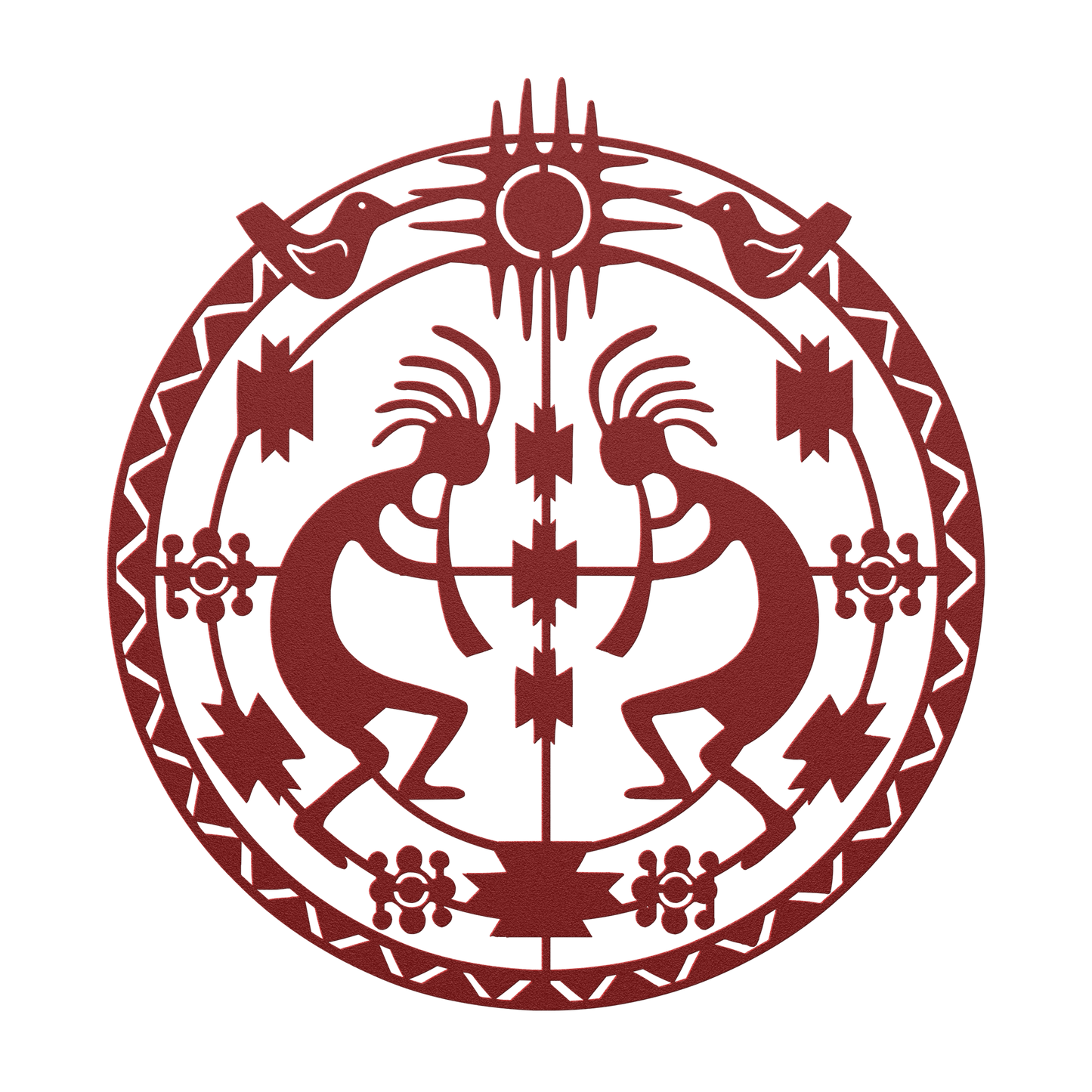 western metal artwork