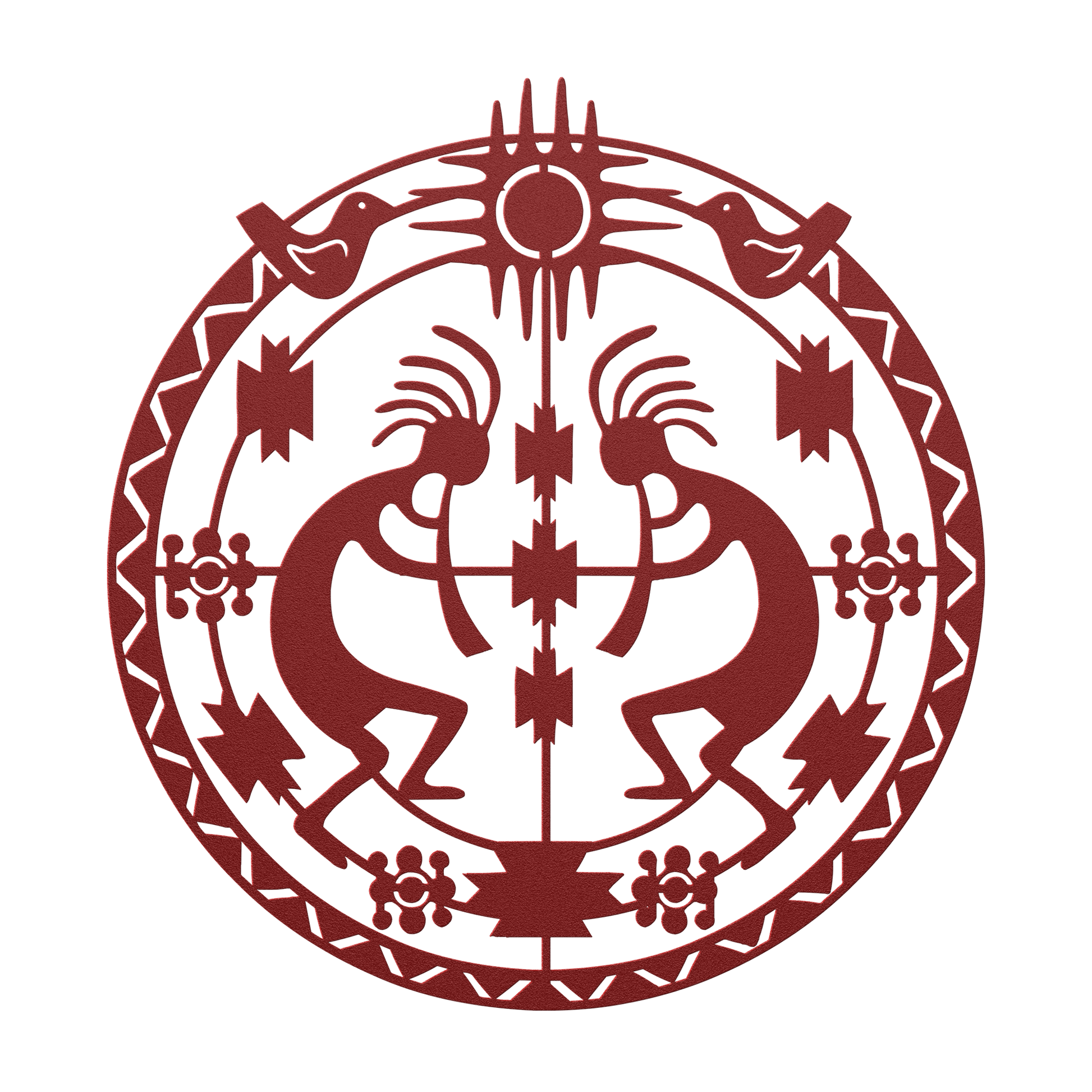 western metal artwork