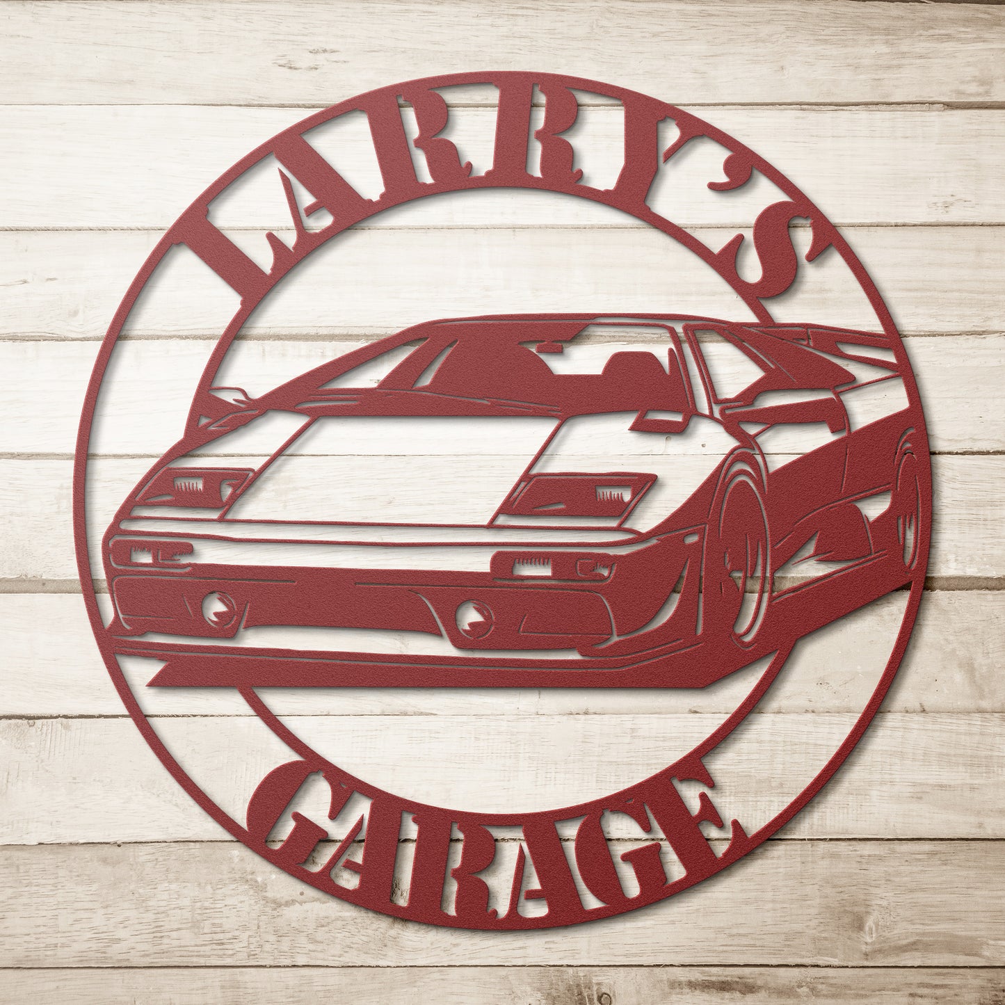 Lamborghini Metal Sign