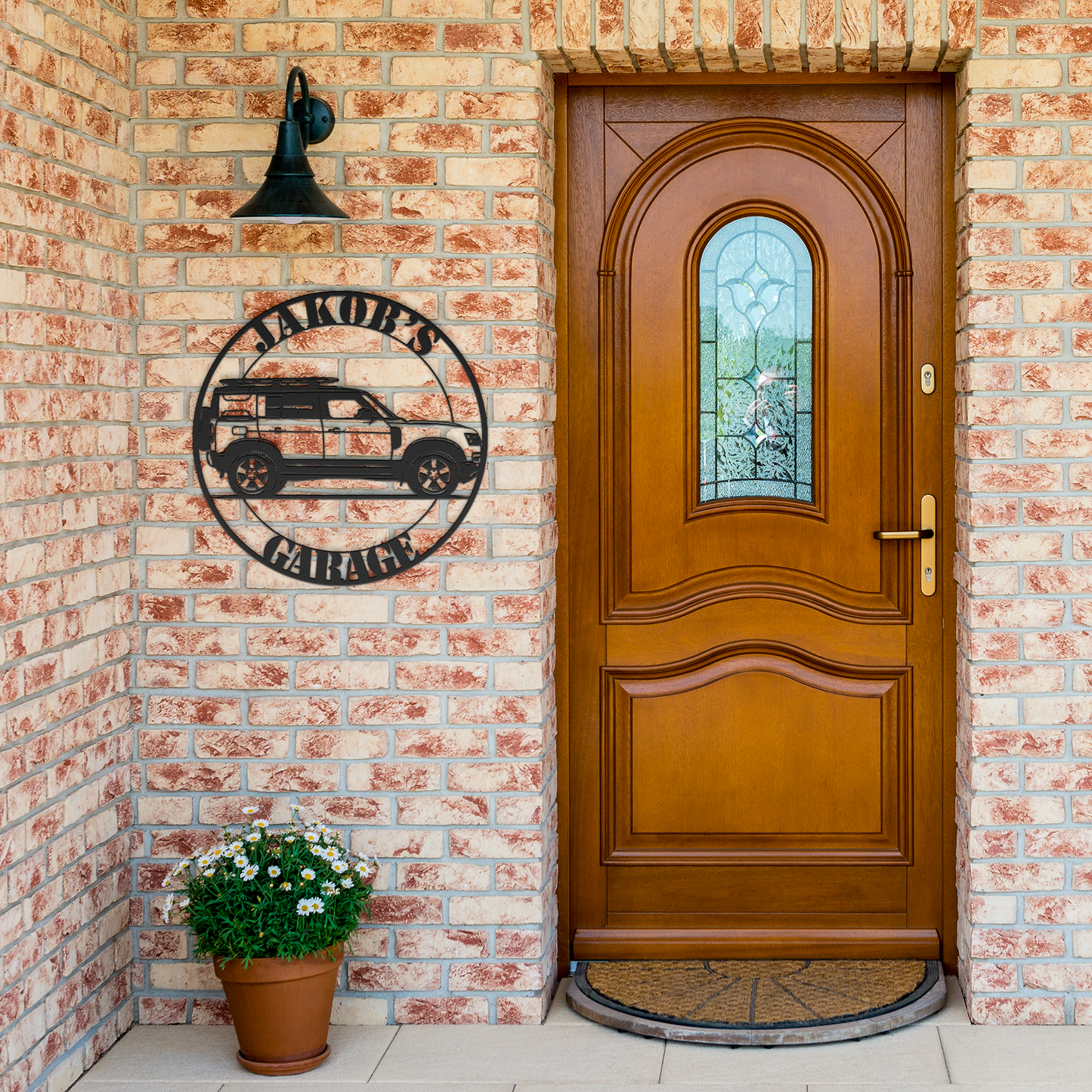 british off road suv metal wall art