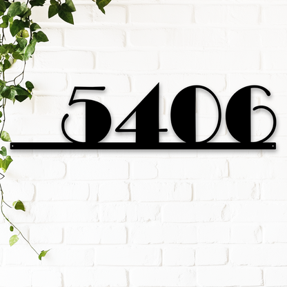 Personalized street name plaque