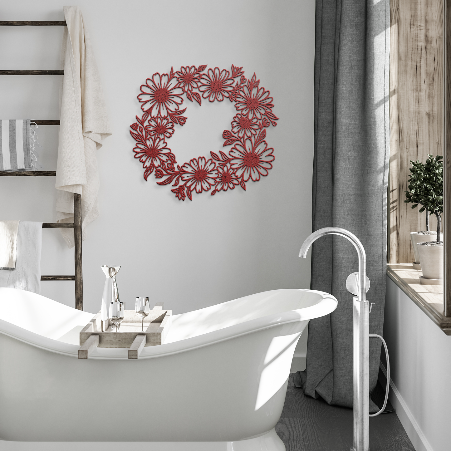 Metal_Daisy_Wreath_Wall_Art__Rustic_F_Red_Modern_Bathroom_Mockup.png