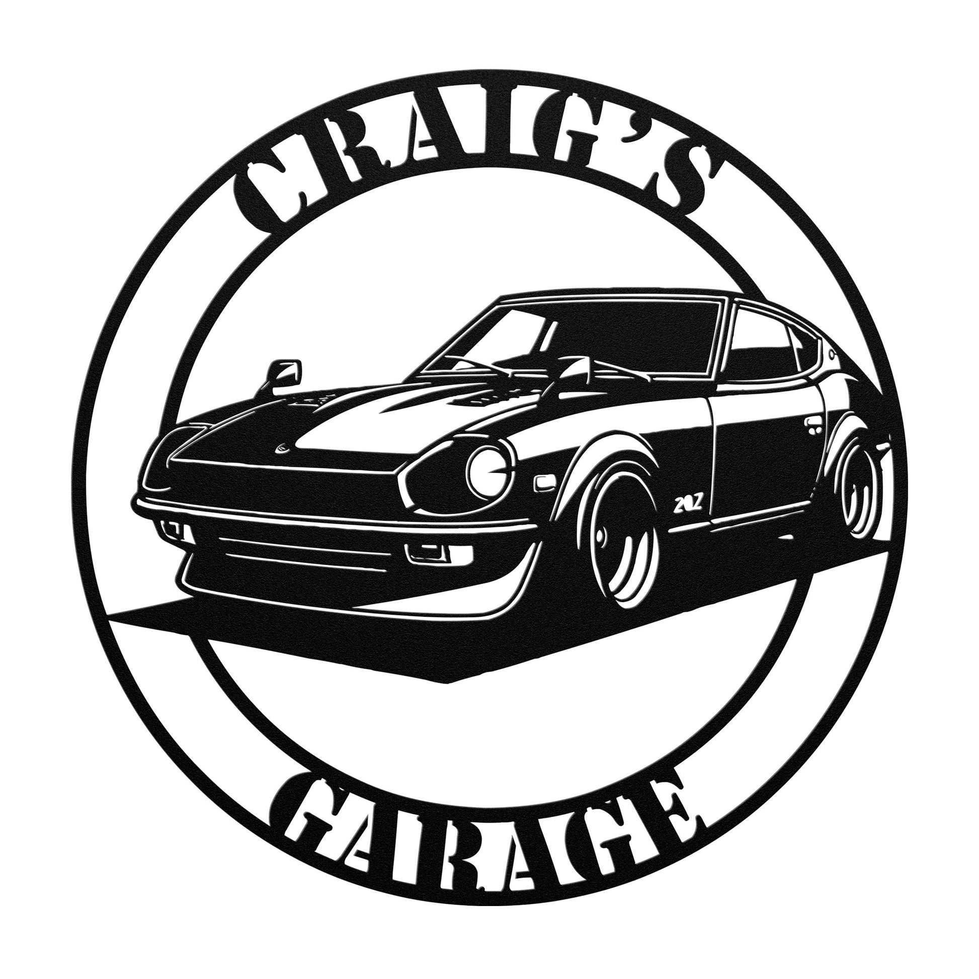 Metal Signs - Sport Cars Datsun 240z