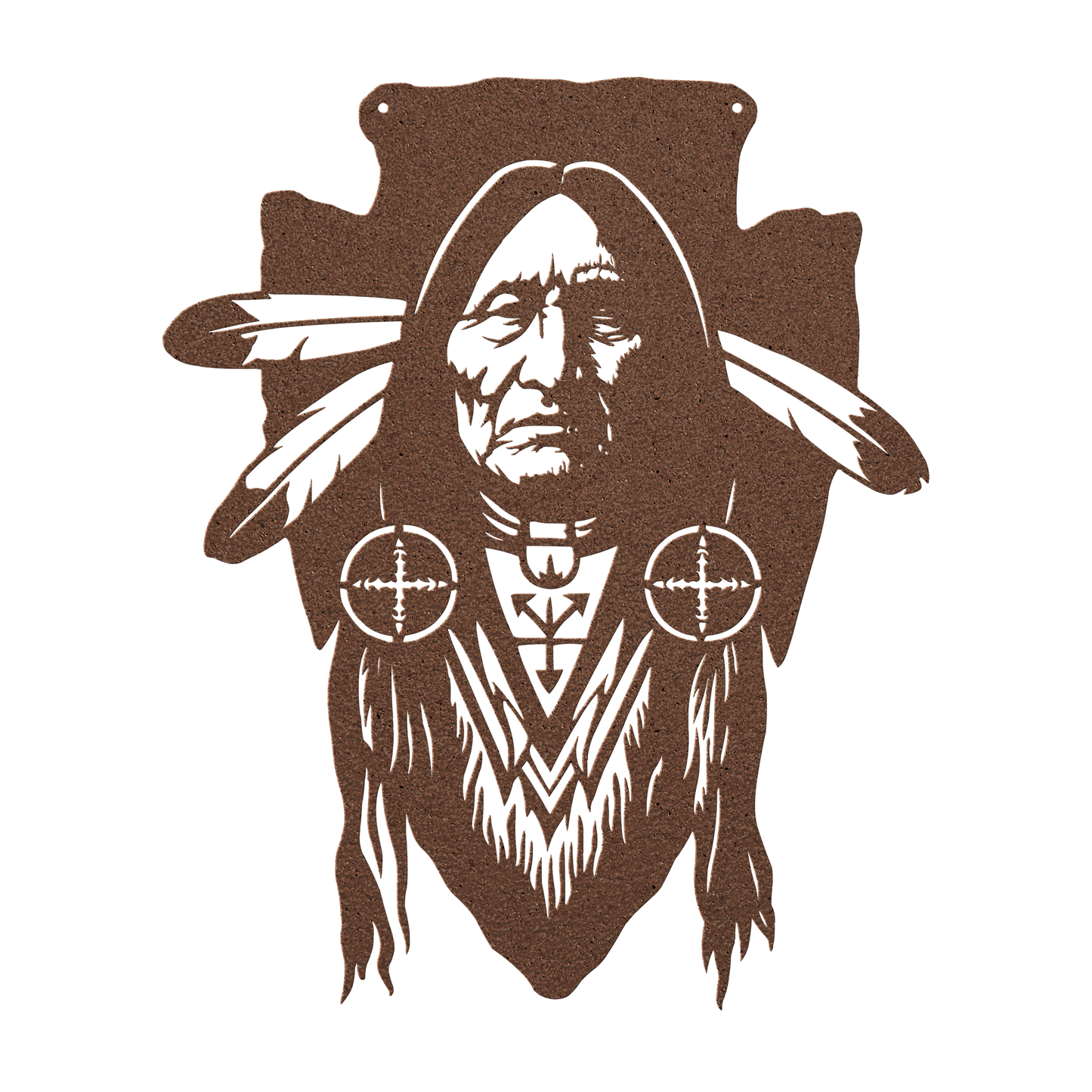 Native_American_Chief_Warrior_Metal_Wall_Copper_Transparent_Mockup.png