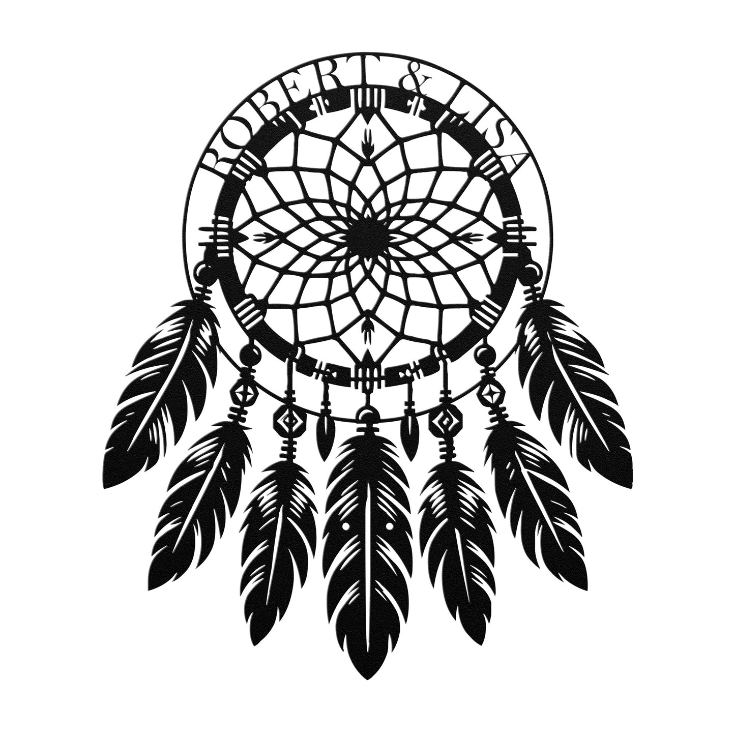 Native American Dreamcatcher Metal Sign Personalized Gift