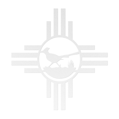 Rustic roadrunner wall plaque