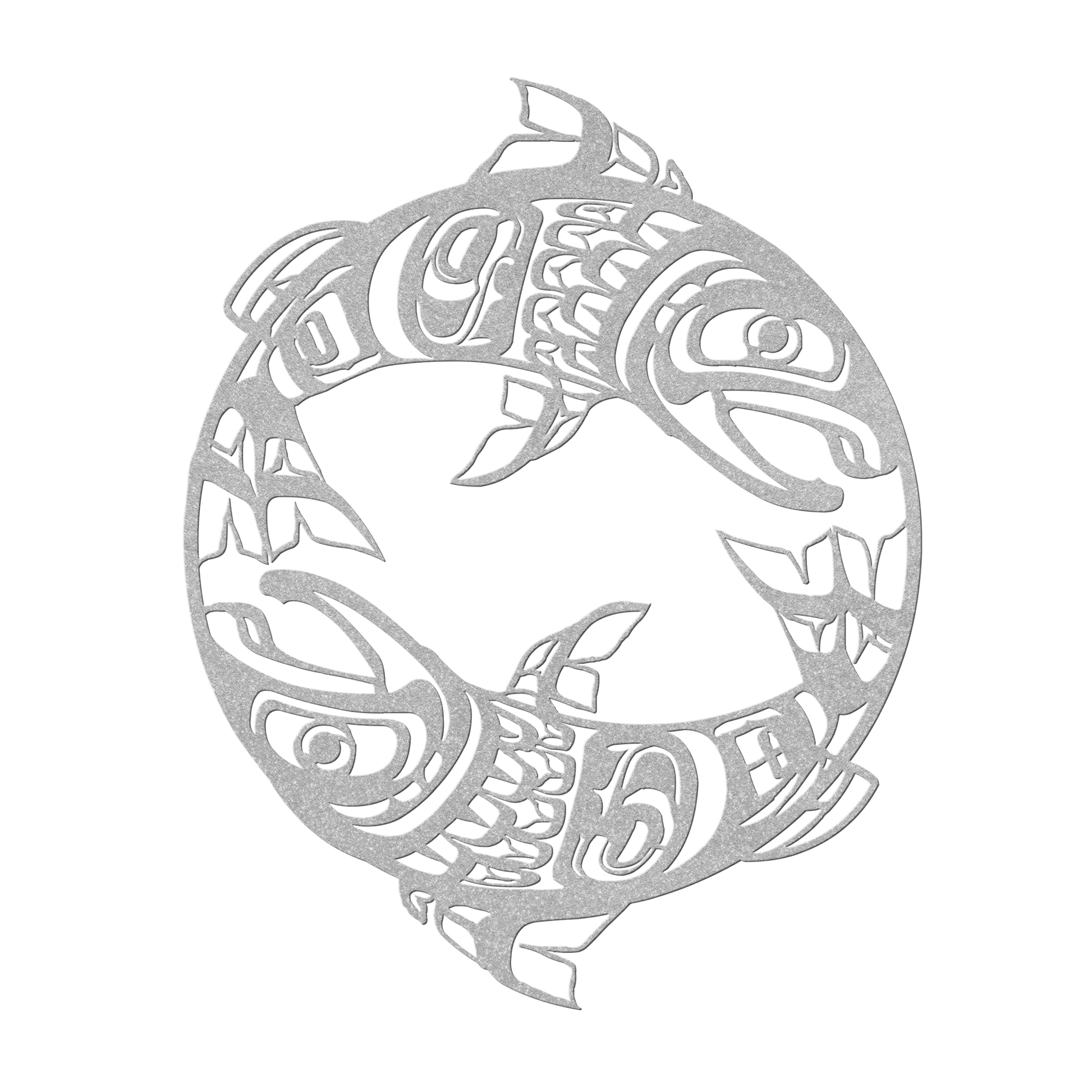 Northwest_Tribal_Salish_Salmon_Metal_Wal_Silver_Transparent_Mockup.png