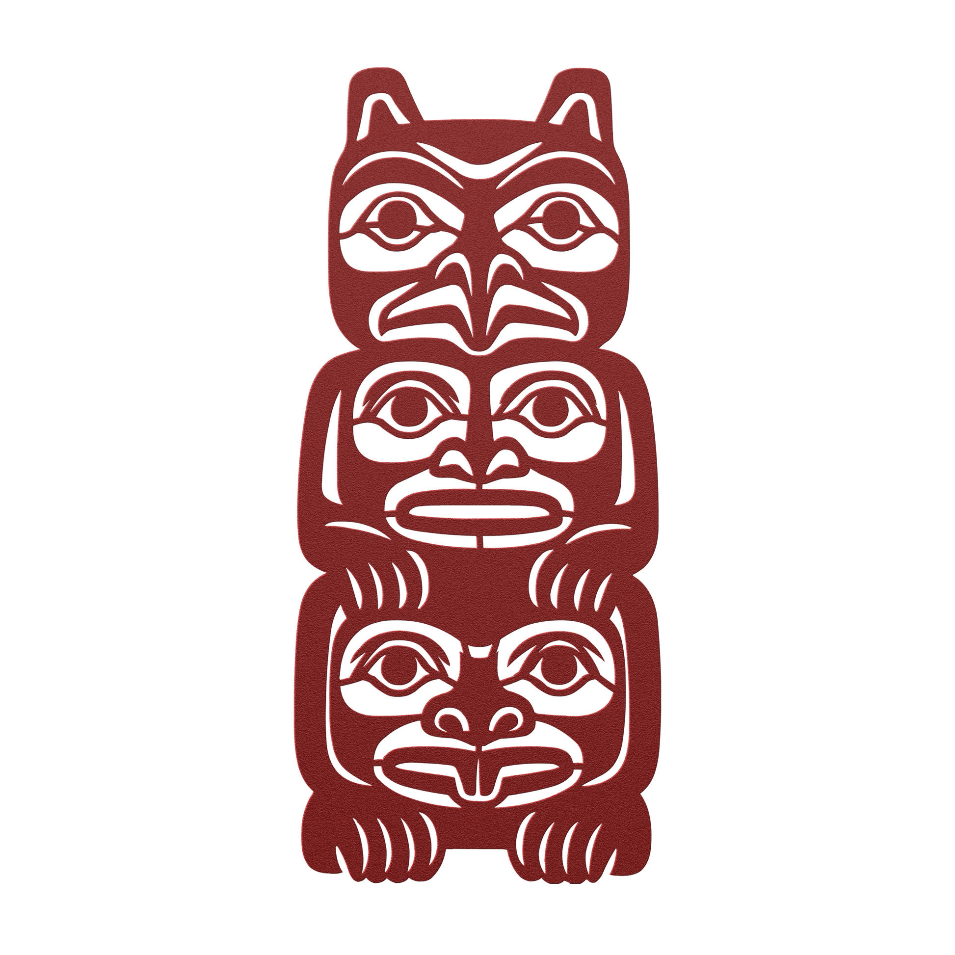 Northwest_Tribal_Totem_Pole_Metal_Sign__Red_Transparent_Mockup.png