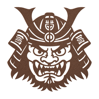 Oni_Samurai_Mask_Metal_Sign__Japanese_Copper_Transparent_Mockup.png