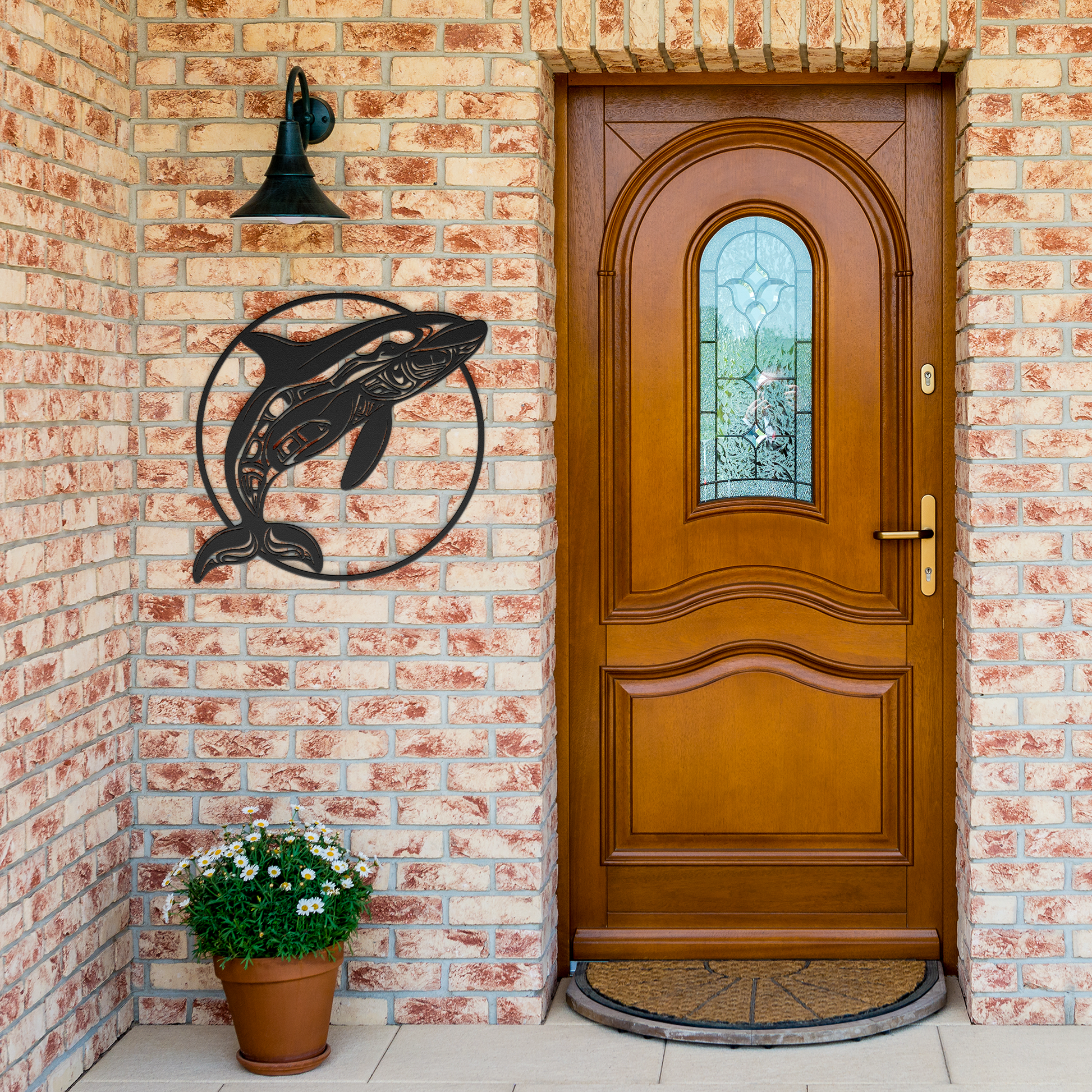 Pacific_Northwest_Killer_Whale_Metal_Art_Black_Brick_Entrance_Mockup.png