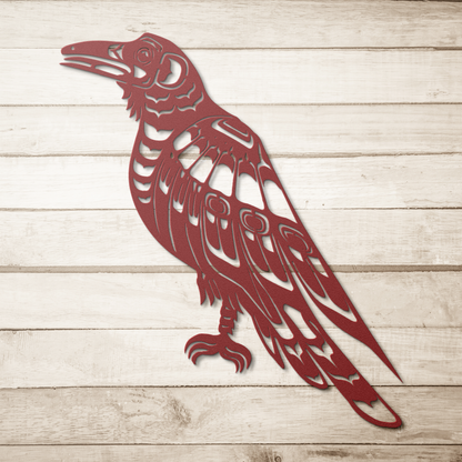 Tribal raven spirit animal decor