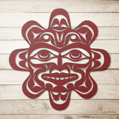 Tribal Totem sun wall art decor