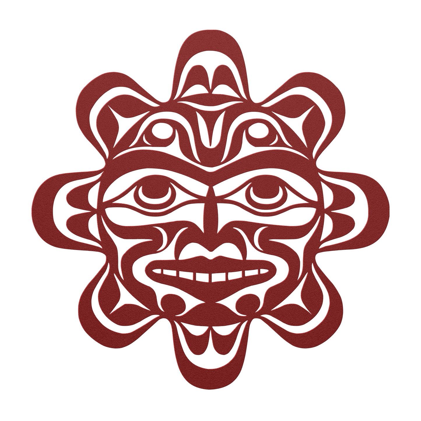 Haida inspired metal sun