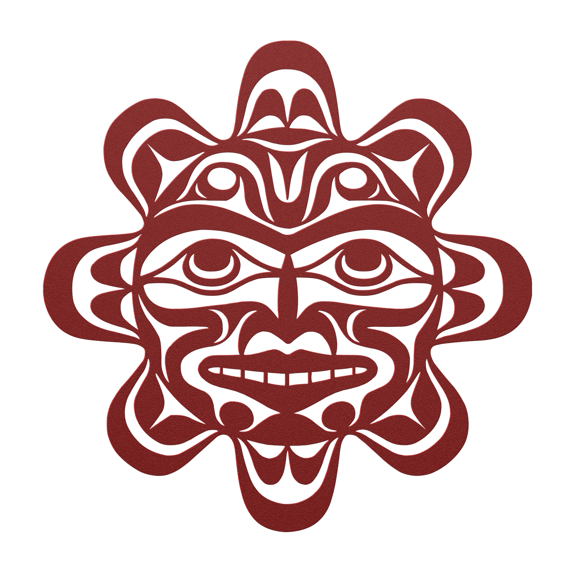 Haida inspired metal sun