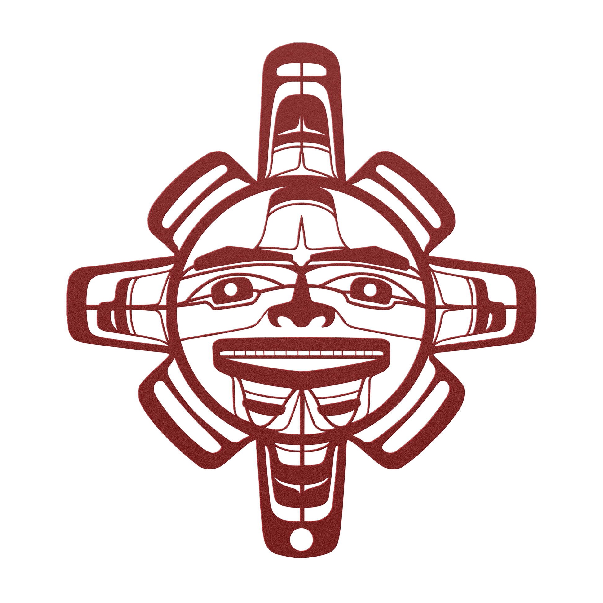 Haida inspired metal sun