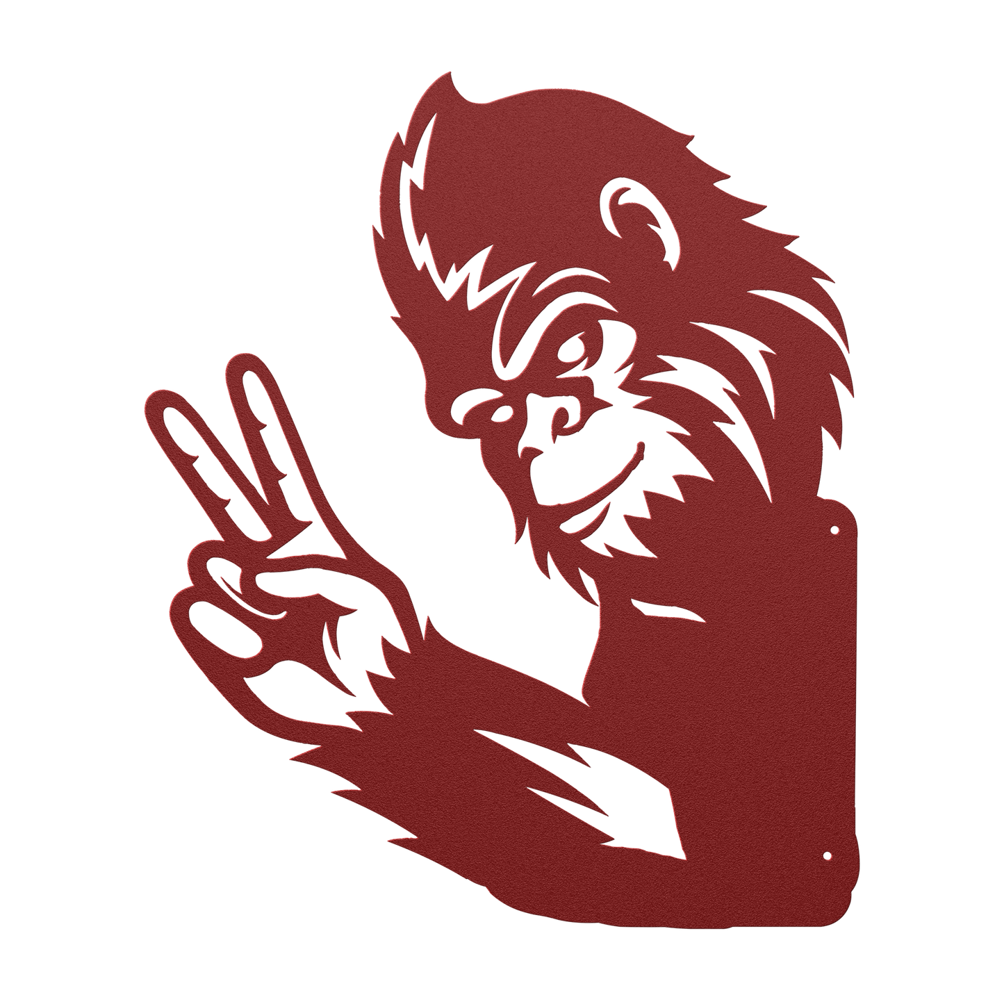 Peek-a-Boo_Peace_Sign_Bigfoot_Metal_Sign_Red_Transparent_Mockup.png