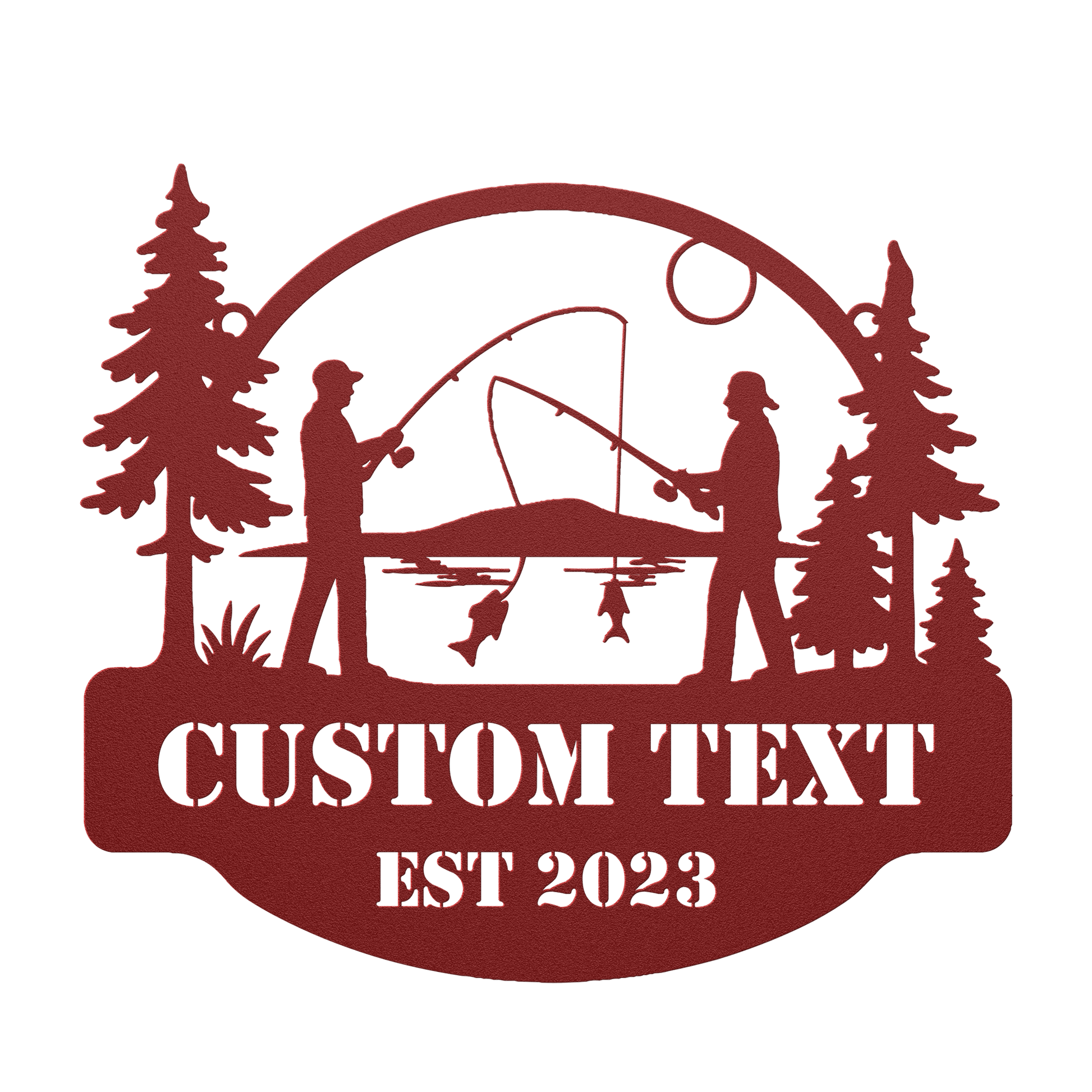 Personalized lake cabin art