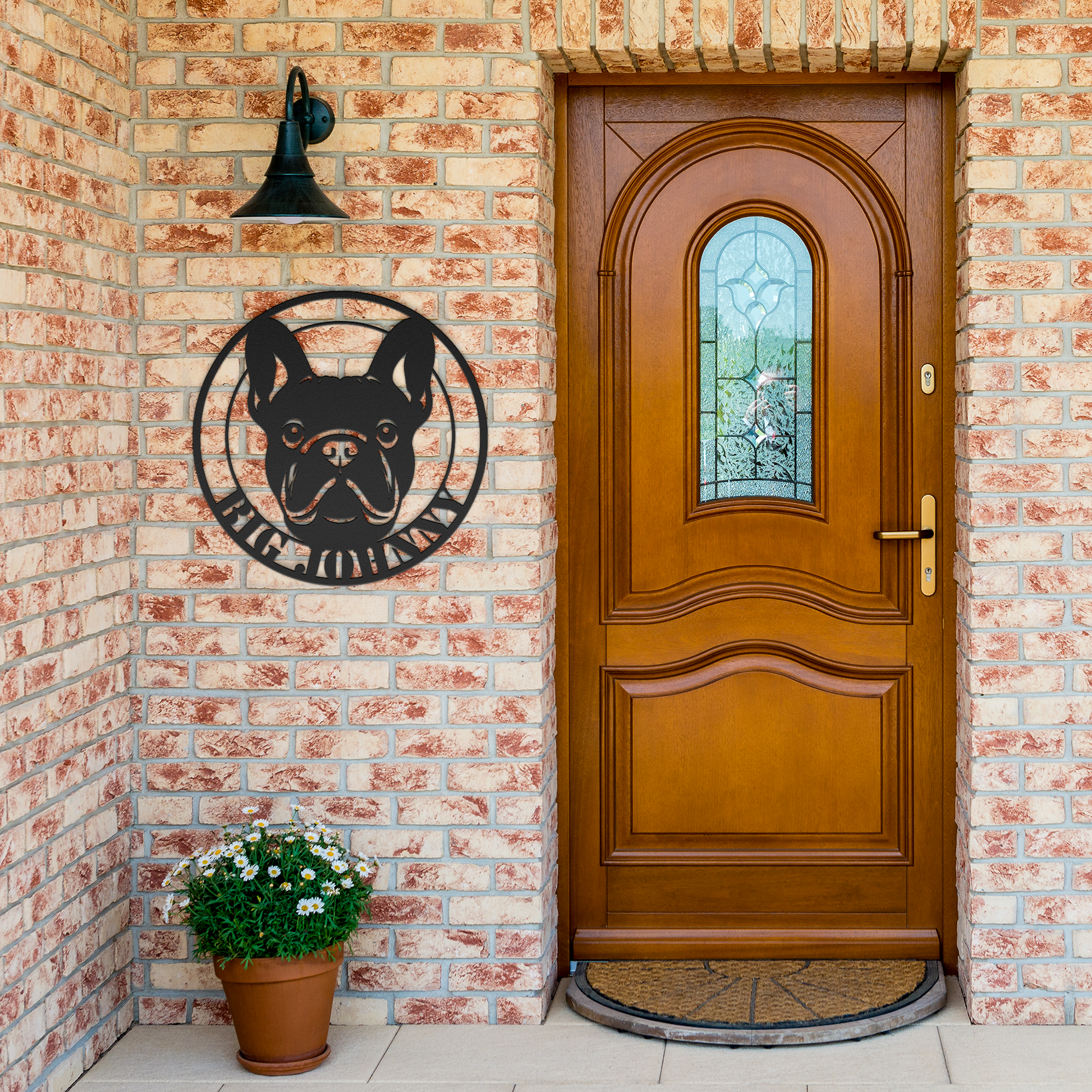 Personalized_French_Bulldog_Sign__Custo_Black_Brick_Entrance_Mockup.png