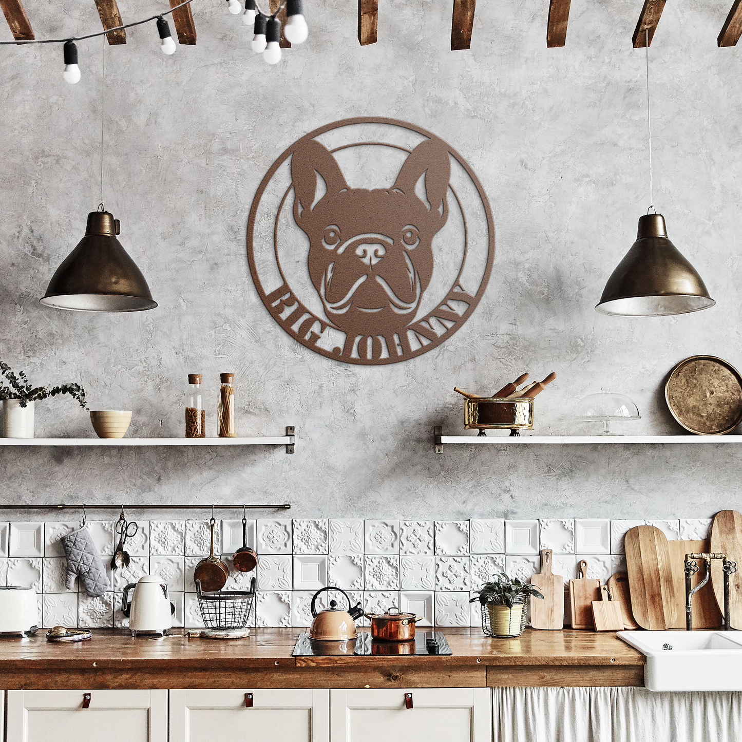 Personalized_French_Bulldog_Sign__Custo_Copper_Rustic_Kitchen_Mockup.png