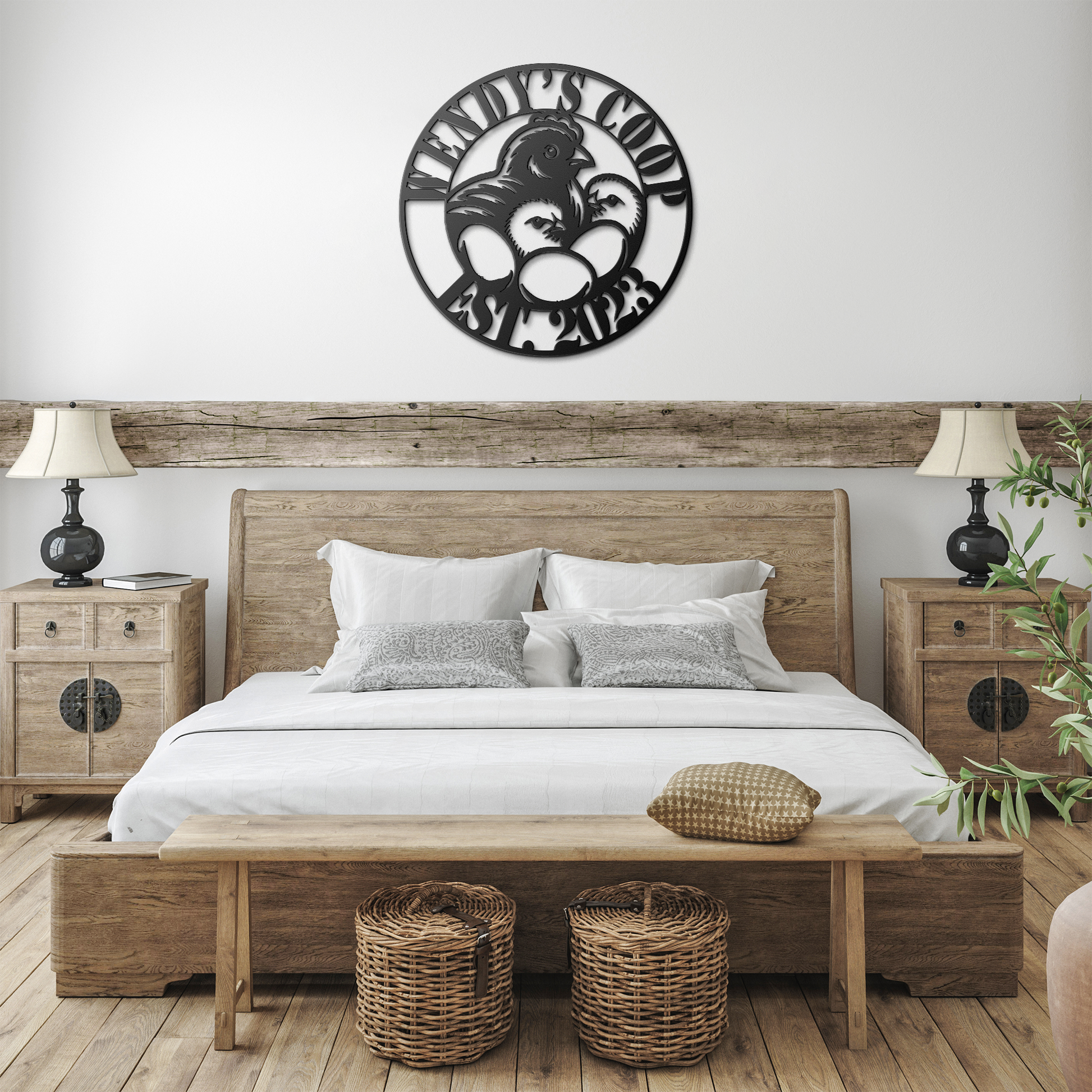 Personalized_Hen_House_Metal_Sign__Cu_Black_Farmhouse_Bedroom_Mockup.png