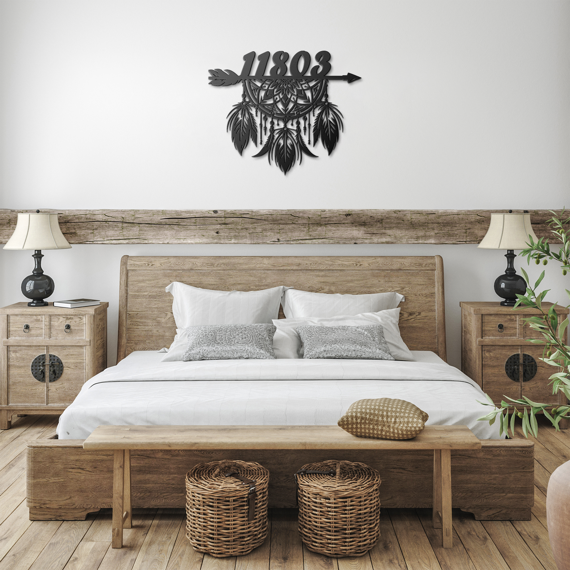 Personalized_House_Number_Dreamcatcher_S_Black_Farmhouse_Bedroom_Mockup.png