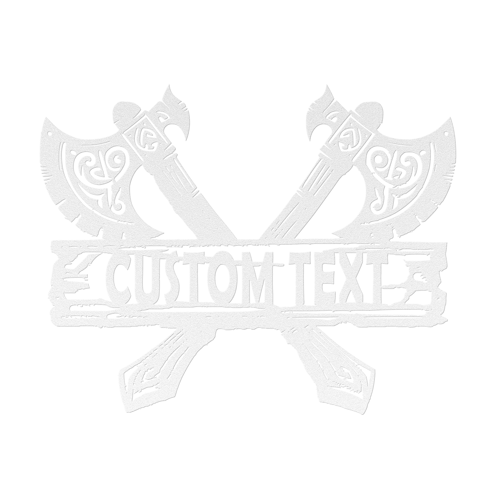 Viking wall decor steel axe