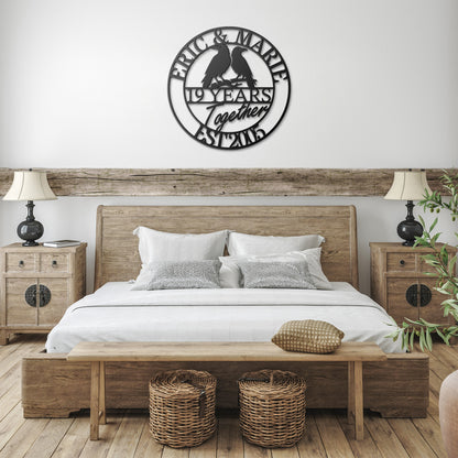 Custom raven wall art